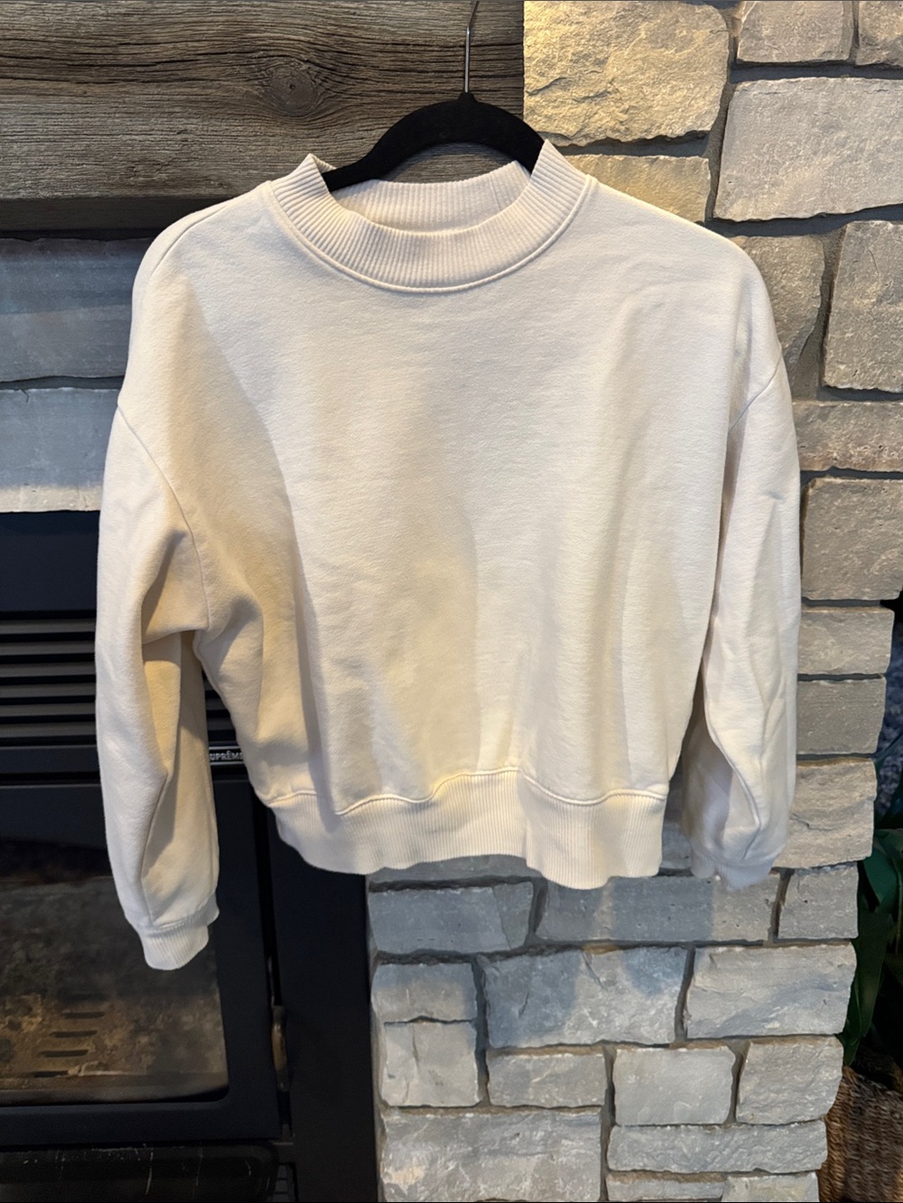 a new day Cream Crewneck Sweatshirt